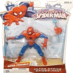 Rare 2012 Marvel Ultimate Spider-Man Ultra Strike Spider-Man Figure 6 Inches